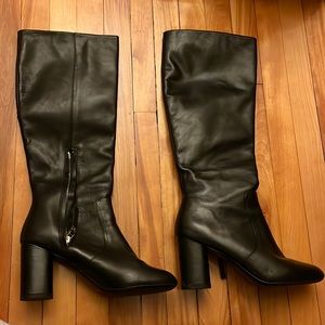 Zara black boots size US 8